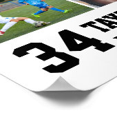 Basketball Spieler Senior Sports Team FotoCollage Poster (Ecke)