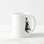 Basketball-Spieler Slam dunk Kaffeetasse (VorderseiteRechts)