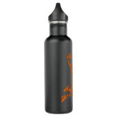 Basketball-Spieler-Sportsportler Edelstahlflasche (Links)