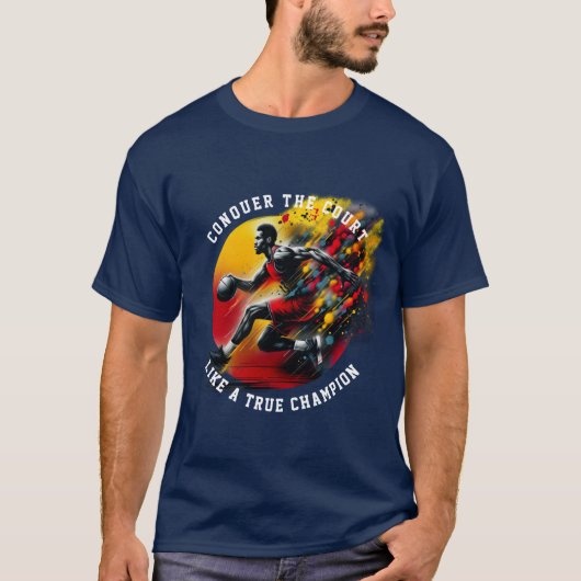 Basketball-Spieler T-Shirt (Vorderseite)