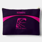 Basketball-Spieler, Team, Geburtstagsgeschenk Zubehörtasche (Rückseite)