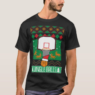 Basketball Spieler Uggi Weihnachten Sweater Jingle T-Shirt