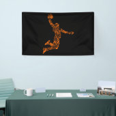 Basketball-Spieler Vintager Sportler Banner (Messeveranstaltung)
