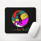 Basketball Spieler Vintages Retro-Geschenk Mousepad (Mit Mouse)