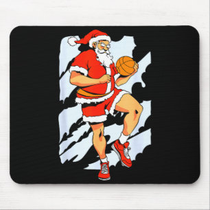 Basketball-Spieler Weihnachtsmann Mousepad