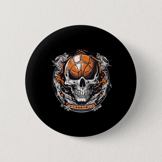 Basketball-Spielerart Button (Vorderseite)