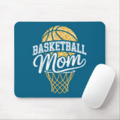 Basketball-Spielerin Mutter Hoops Mousepad (Mit Mouse)