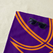 Basketball Spielername Coach Lila Sports Strandtuch (Beispiel)