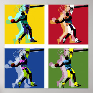 Basketball-Spielerplakat Poster