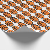 Basketball-Spielerteamgeburtstag meistgekauft Geschenkpapier (Ecke)