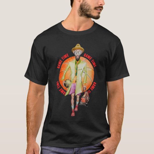 BASKETBALL-SPIELZEIT T-SHIRT (Vorderseite)