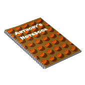 Basketball SpiralNotebook Notizblock (Rechte Seite)