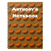 Basketball SpiralNotebook Notizblock (Vorderseite)
