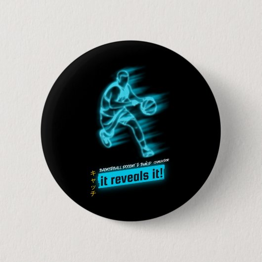 Basketball Spirit Button (Vorderseite)