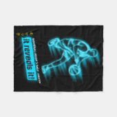 Basketball Spirit Fleecedecke (Vorderseite (Horizontal))