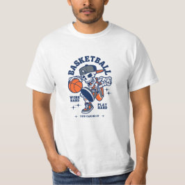 Basketball Spirit – Work Hard, Play Hard T-Shirt