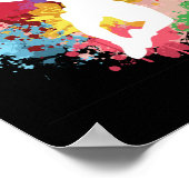 Basketball Splash Poster (Ecke)