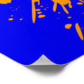 Basketball-Splatzer Poster (Ecke)