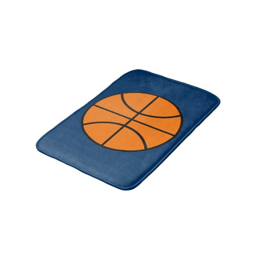 Basketball Sport Badematte Bad Rug (Schrägansicht)