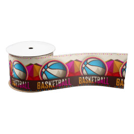 Basketball Sport Ball Game Cool Abstrakt Satinband