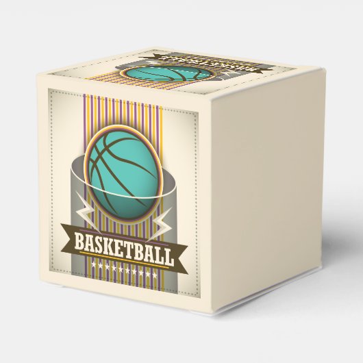 Basketball Sport Ball Game Cool Geschenkschachtel (Rückseite)