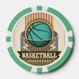 Basketball Sport Ball Game Cool Pokerchips