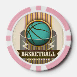 Basketball Sport Ball Game Cool Pokerchips