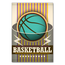 Basketball Sport Ball Game Cool Tischnummer