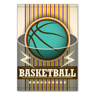Basketball Sport Ball Game Cool Tischnummer