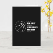 Basketball Sport Basketball Basketball Team Gesche Karte (Gelbe Blume)