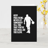 Basketball Sport Basketball Basketball Team Gesche Karte (Gelbe Blume)