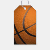 Basketball Sport Design Benutzerdefinierter Text Geschenkanhänger (Vorderseite)