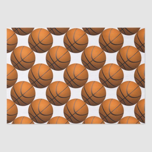 Basketball Sport Design Seidenpapier (Vorderseite)