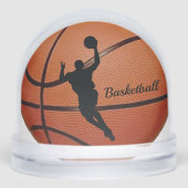 Basketball Sport Design Snow Globe Schneekugeln (Vorderseite)