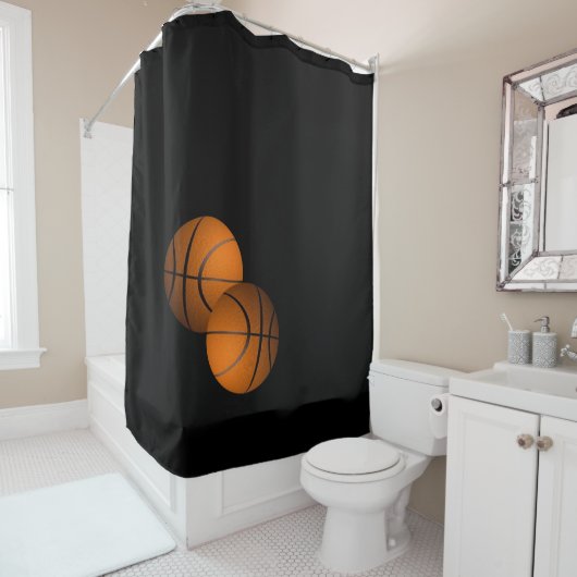 Basketball Sport Duschvorhang (Beispiel)