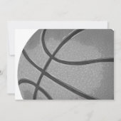 Basketball Sport Einladung zum ersten Geburtstag (Rückseite)