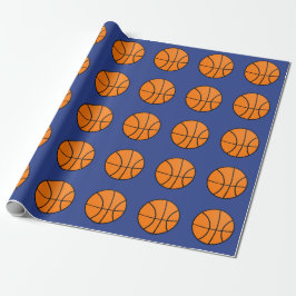 Basketball Sport Geburtstagskinder Packpapier
