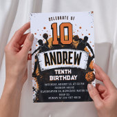 Basketball Sport Geburtstagsparty Einladung