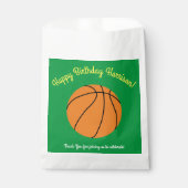 Basketball Sport Geburtstagsparty Geschenktütchen (Vorderseite)