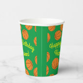 Basketball Sport Geburtstagsparty Pappbecher (Rechts)