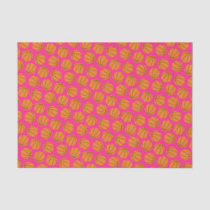 Basketball Sport Geburtstagsparty Pink Seidenpapier