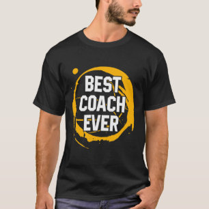 Basketball Sport Geschenk Bester Coach je Geburtst T-Shirt