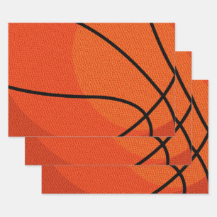Basketball-Sport Geschenkpapier Set