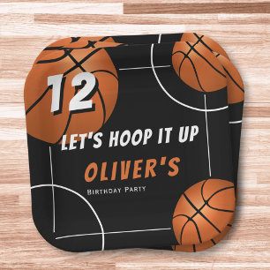 Basketball-Sport Kindergeburtstag Hoop it up Pappteller