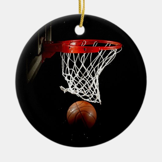 Basketball Sport Motivierend Keramik Ornament (Vorne)