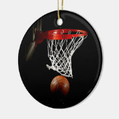 Basketball Sport Motivierend Keramik Ornament (Links)