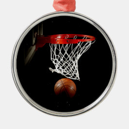 Basketball Sport Motivierend Ornament Aus Metall