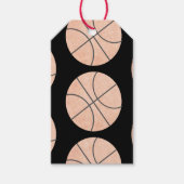 Basketball Sport Napkins Wasserfarbe Farbe Geschenkanhänger (Vorderseite)