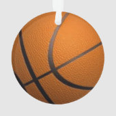 Basketball Sport Ornament (Rückseite)