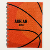 Basketball Sport Personalisiert Planer (Vorderseite)